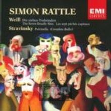 Sieben Todsuenden/Pulcinella - Sir Simon Rattle  / Birmingham Symphony Orchestra