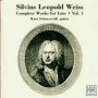 Silvius L. Weiss: Guitar Sonatas vol. 1 - Kurt Schneeweiss