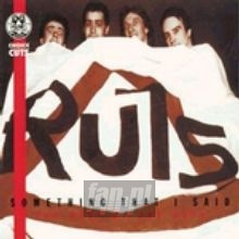 Something That I Said - Best Of - The Ruts