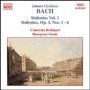 Bach: Sinfonias vol. 1-Op.3 - J Bach .CHR.