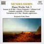 Mendelssohn: Piano Works vol.3 - F Mendelssohn Bartholdy .