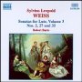 Weiss: Sonatas For Lute vol.3 - S.L. Weiss
