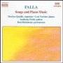 De Falla: Songs & Piano Music - M De Falla .
