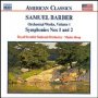 Barber: Symphonies Nos.1 & 2 - Naxos American Classics   