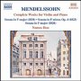 Mendelssohn: Com.Works For Vio - F Mendelssohn Bartholdy .