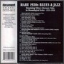 Rare 1920S Blues & Jazz - V/A