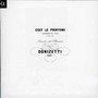 Lieder Und Duette - G. Donizetti