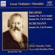 Violin Sonatas No.1&3 - Brahms & Schumann Violin Sonatas No.1&3 - Brahms & Schumann