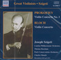 Prokofiev: Violin Concerto No. 1 / Bloch: Violin Concerto - Joseph Szigeti