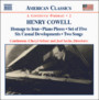 Piano, Chamber & Vocal Wo - Cowell