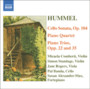 Cello Sonata/Piano Quarte - J.N. Hummel