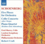 Five Pieces/Cello Concert - A. Schonberg