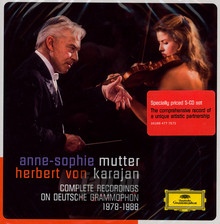 Complete Recordings On Deutsche Grammophon - Herbert Karajan / Anne Mutter -Sophie - bigger Complete Recordings On Deutsche Grammophon - Herbert Karajan / Anne Mutter -Sophie