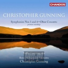 Sinfonien 3+4/Oboenkonzer - C. Gunning