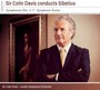 Colin Davis Conducts Sibelius - Sir Colin Davis 