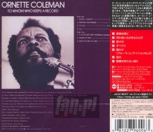 To Whom Who Keeps A Record - Ornette Coleman
