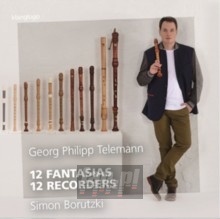 12 Fantasias-12 Recorders - G.P. Telemann