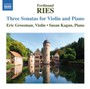 Sonatas For VLN & Pno - Ries  /  Grossman  /  Kagan