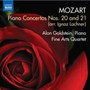 Piano Concertos Nos. 20 & 21 - Mozart  /  Goldstein  /  Fine Arts Quartet  /  Calin
