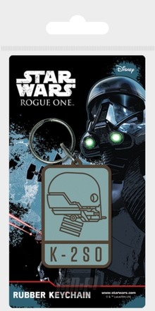 Star Wars Rogue One K-2so _BRL505021480_ - Movie =Rubber Keychain