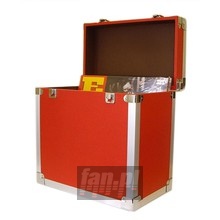 Red [50LP] _Cas50250_ - Record Storage Carry Case