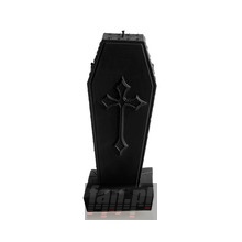 Coffin With Cross - Black Matt _CND59028_ - Candles