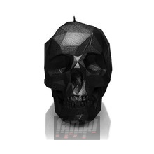 Large Low Poly Skull - Black Metallic _CND59028_ - Candles