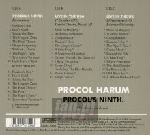 Procol's Ninth: 3CD Remastered & Expanded Digipak Edition - Procol Harum