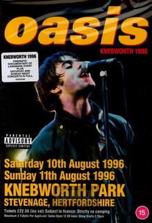 Oasis Knebworth 1996 - Oasis
