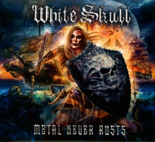Metal Never Rusts - White Skull