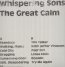 The Great Calm - Whispering Sons