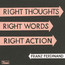 Right Thoughts, Right Words, Right Action - Franz Ferdinand